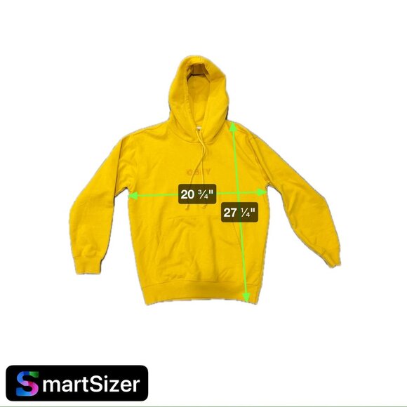 Obey Mustard Yellow Recycled Cotton/Polyester Hoodie XS - Picture 7 of 8